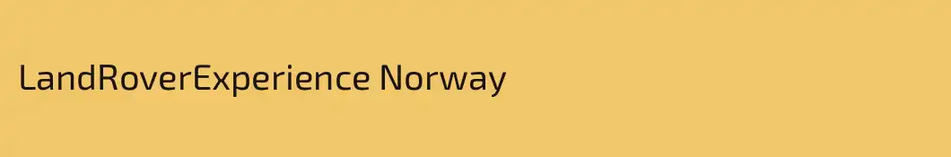 LandRoverExperience Norway